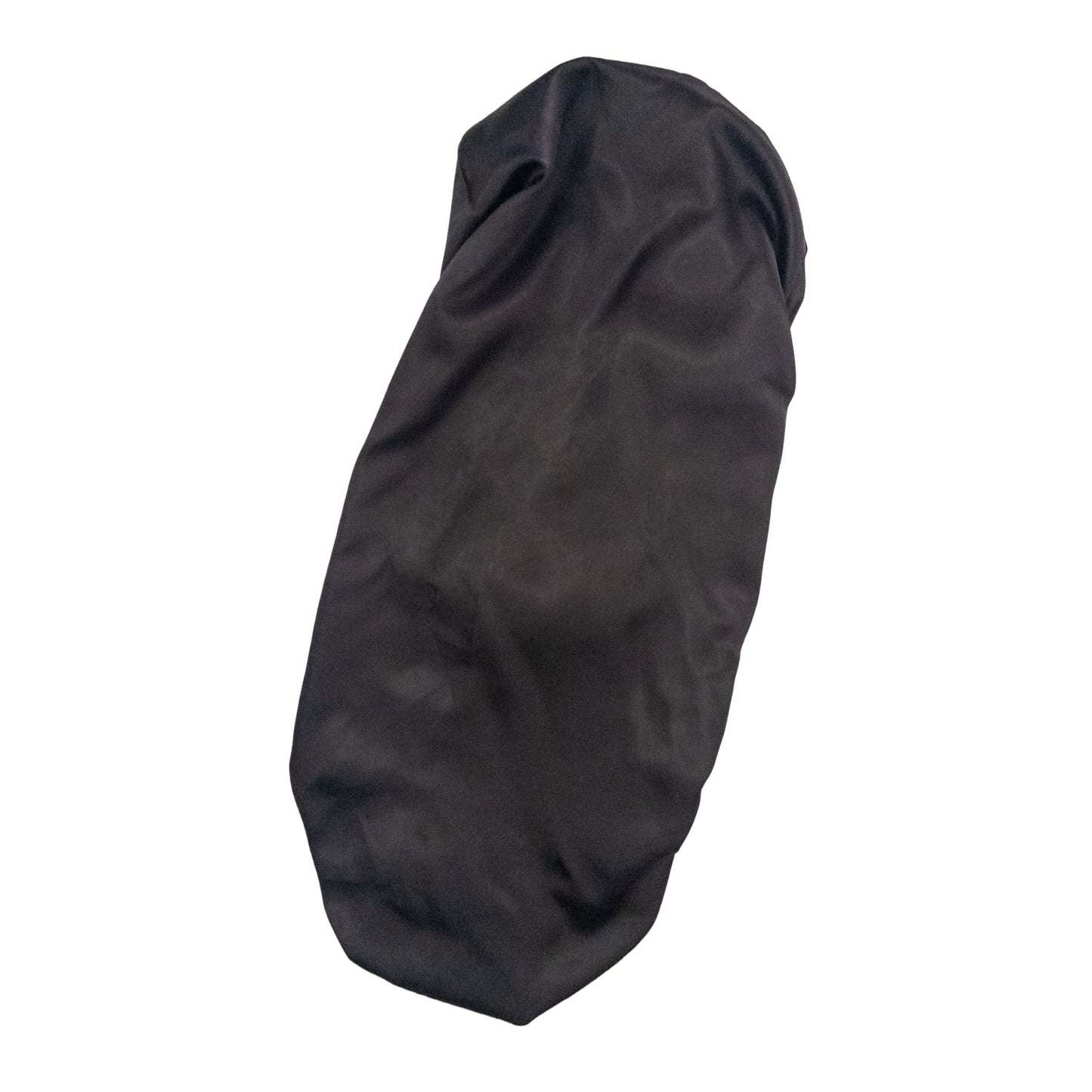 Stay on reversible long satin bonnet - Black
