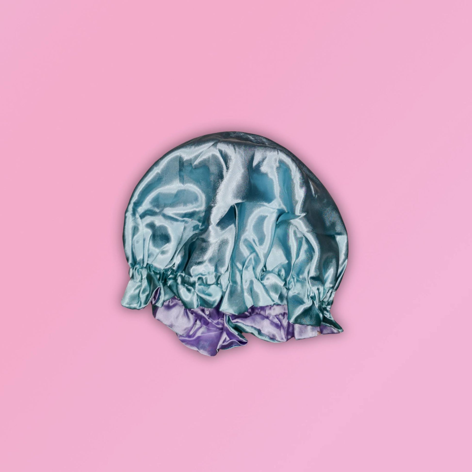 KIDS SATIN BONNET PALE VIOLET BLUE- BLUE VIEW