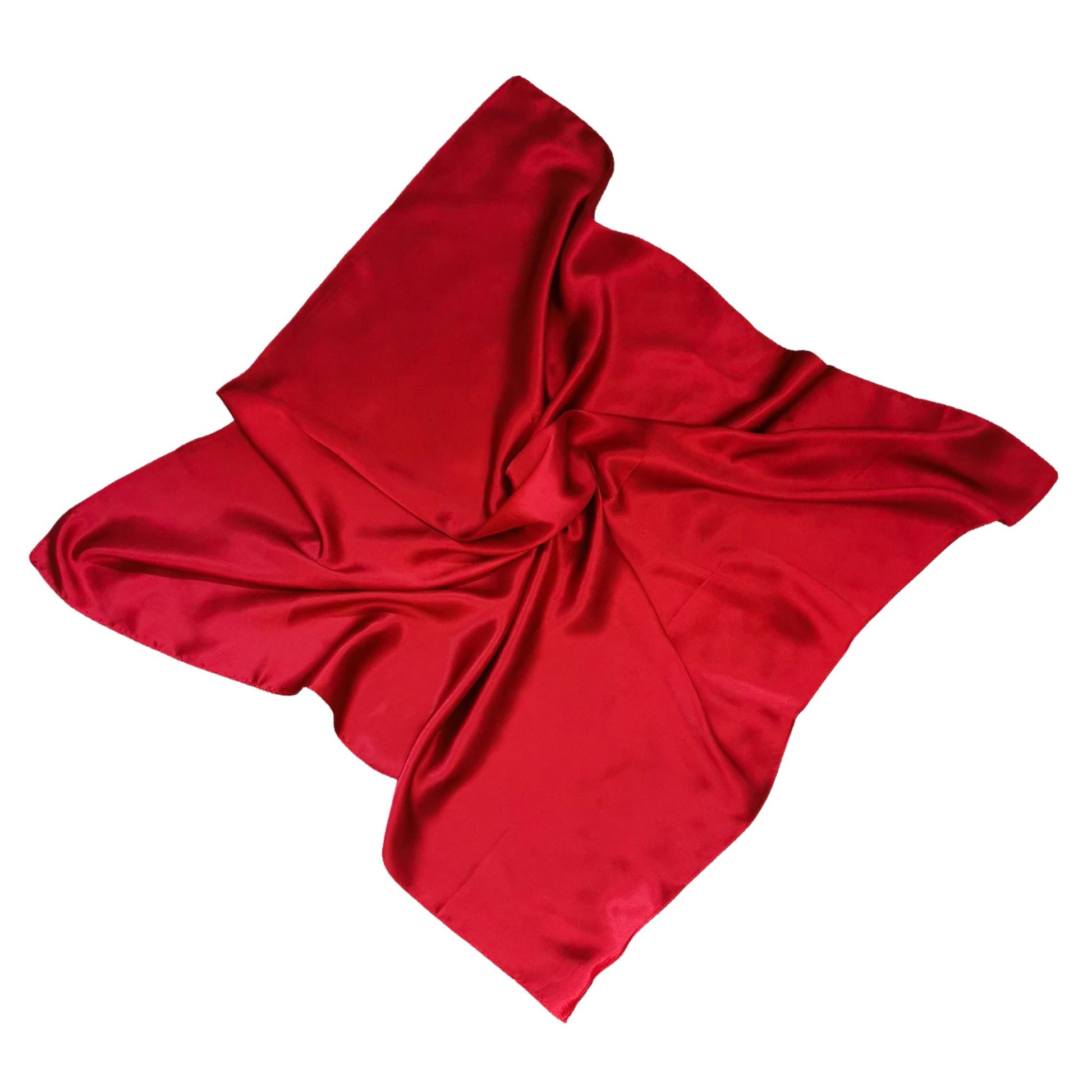 Red Silk Scarf | ACIERO